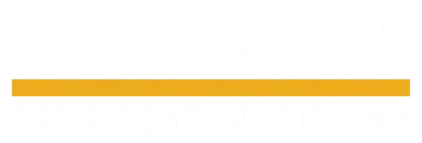 Gold Stripe Pavement Markings